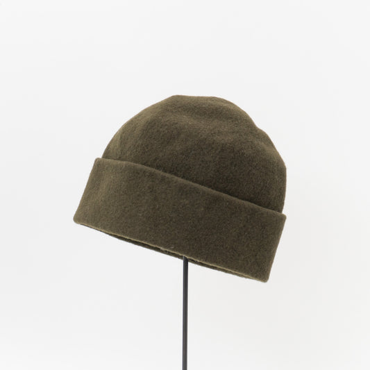 NEW 2026AW mature ha.｜knit felt cap cashmere&lamb MKF-2206-D