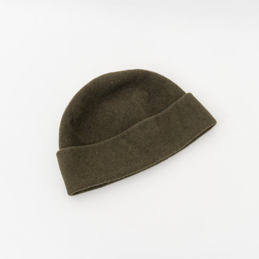 NEW 2026AW mature ha.｜knit felt cap cashmere&lamb MKF-2206-D