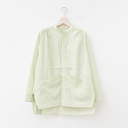 【SALE】ASEEDONCLÖUD｜HW light coat / Typewriter col.Pale green  241610-H
