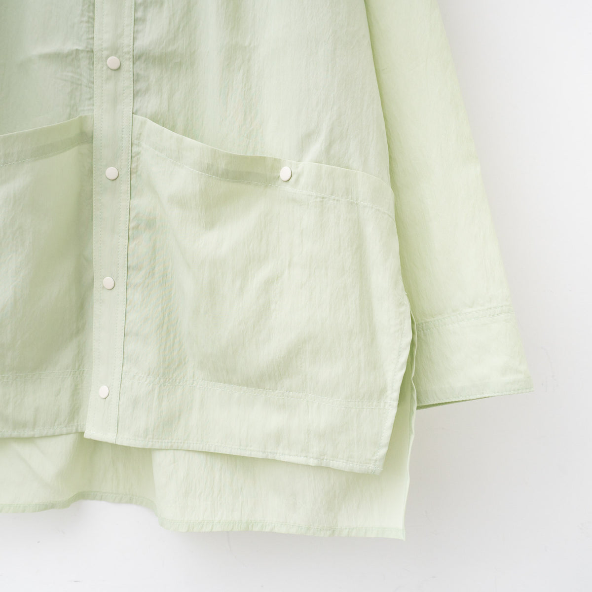 【SALE】ASEEDONCLÖUD｜HW light coat / Typewriter col.Pale green  241610-H