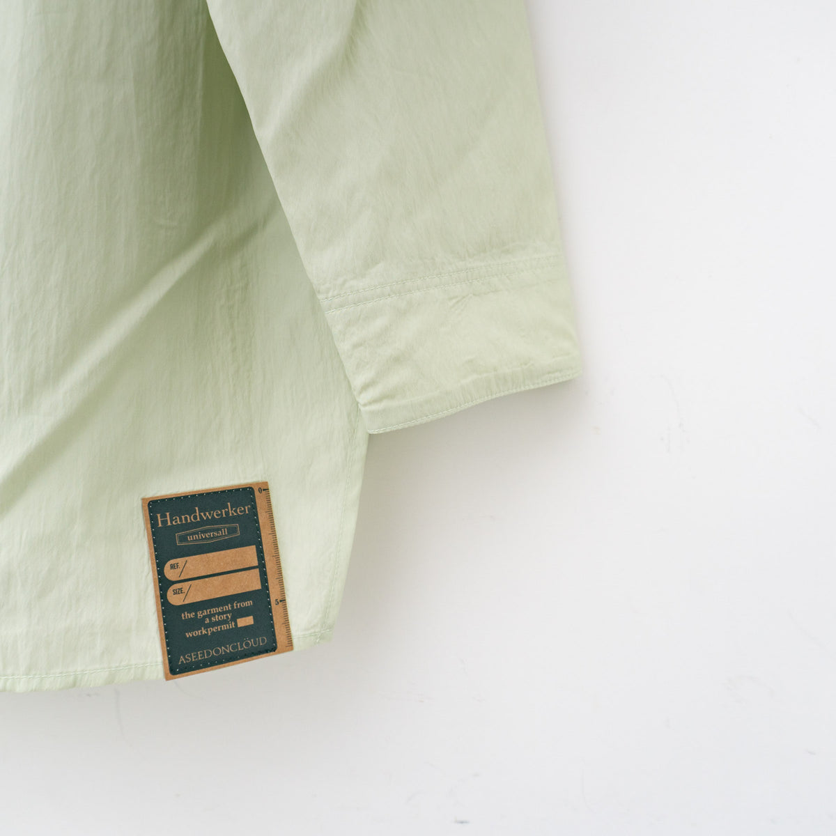 【SALE】ASEEDONCLÖUD｜HW light coat / Typewriter col.Pale green  241610-H