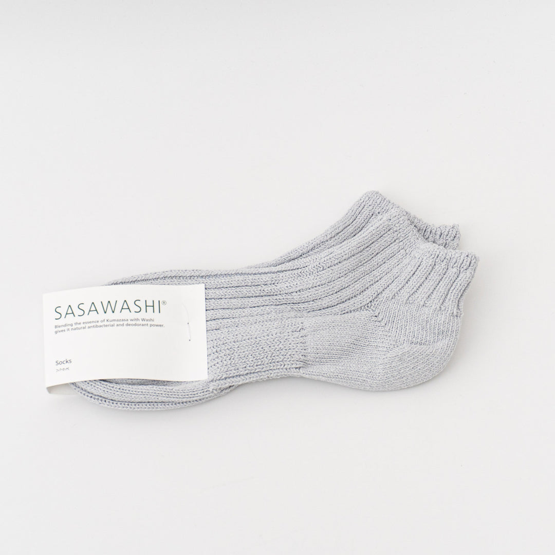 SASAWASHI/　リブショートソックス
