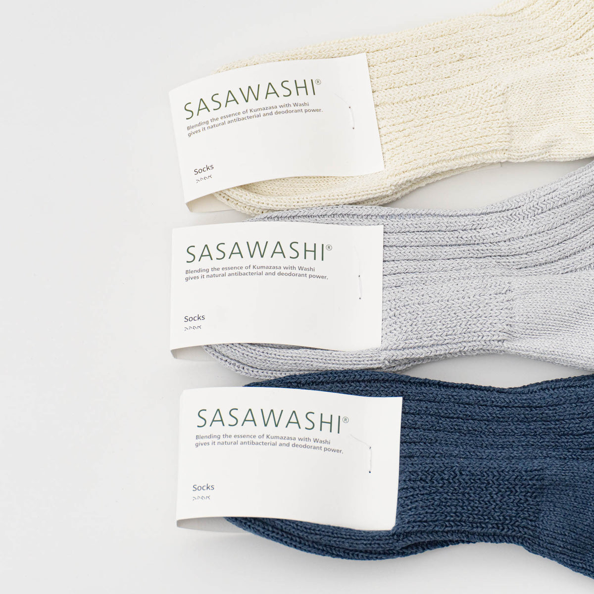 SASAWASHI｜リブショートソックス