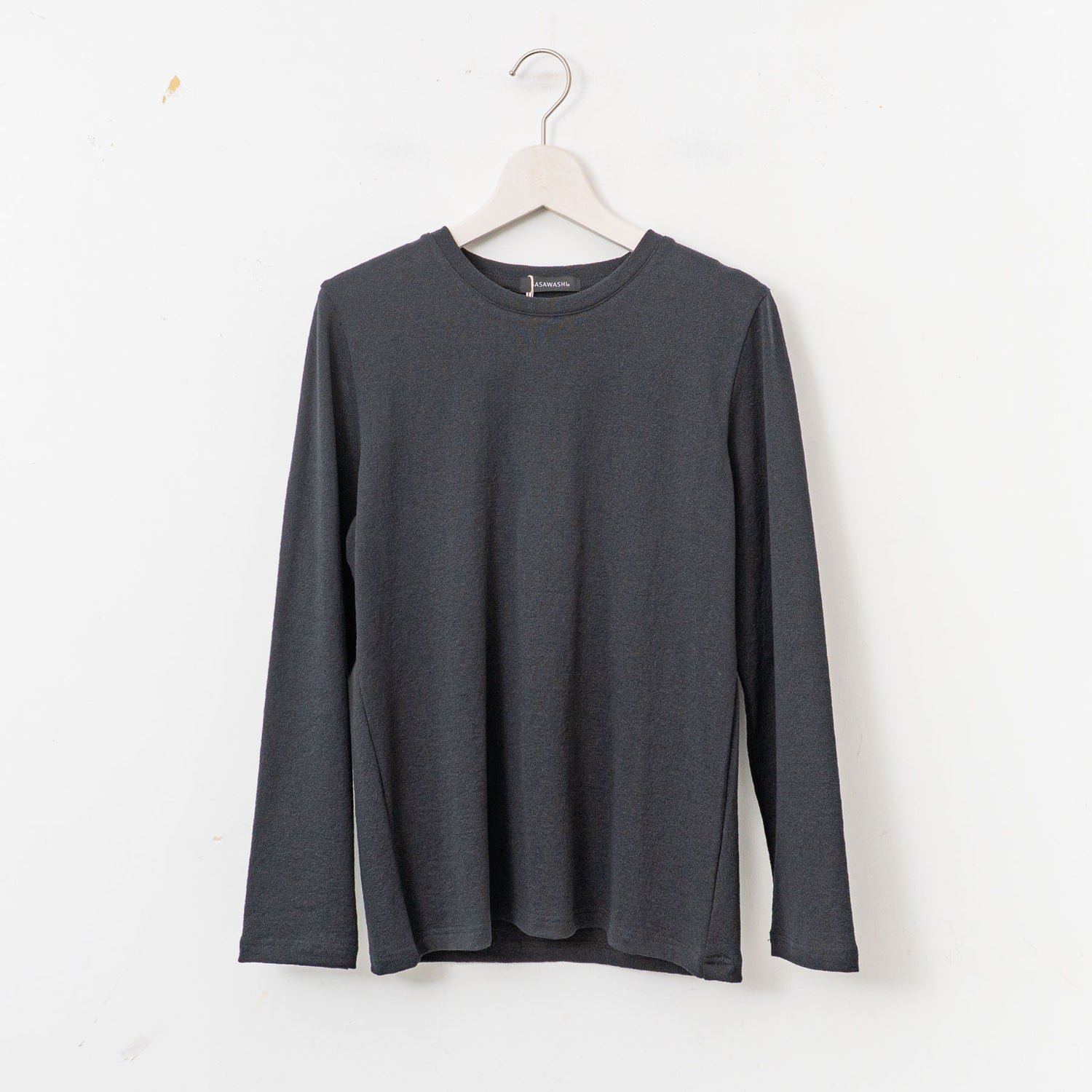SASAWASHI｜UNISEX　長袖Tシャツ（ブラック）