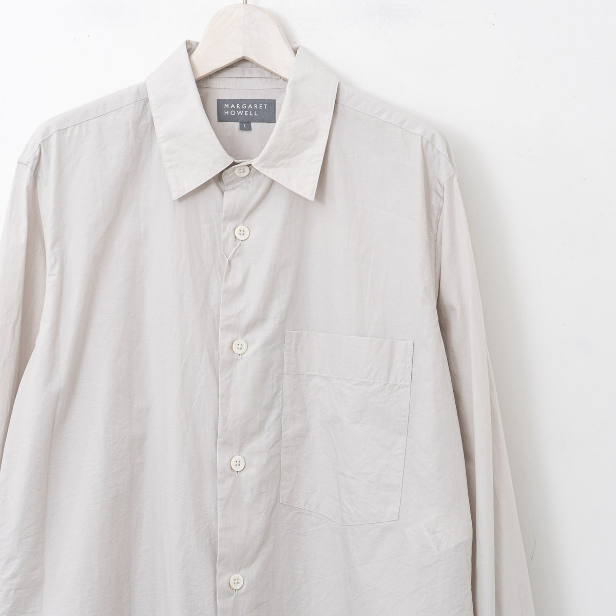 MARGARET HOWELL｜MEN　FINE COMPACT COTTON POPLIN II  5794250015-suomi