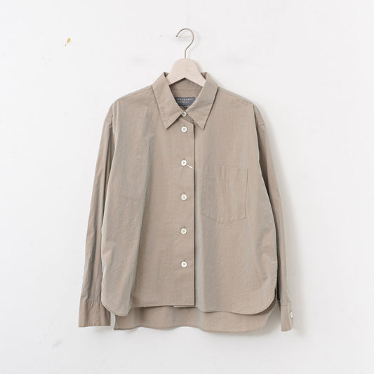 MARGARET HOWELL｜WOMEN　CHAMBRAY COTTON POPLIN 5785153003-suomi（043.stone3）