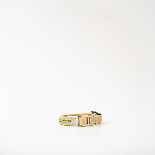 ペット用品 - GEORGE｜リッチナイロンカラー TINYサイズ（ベージュ）