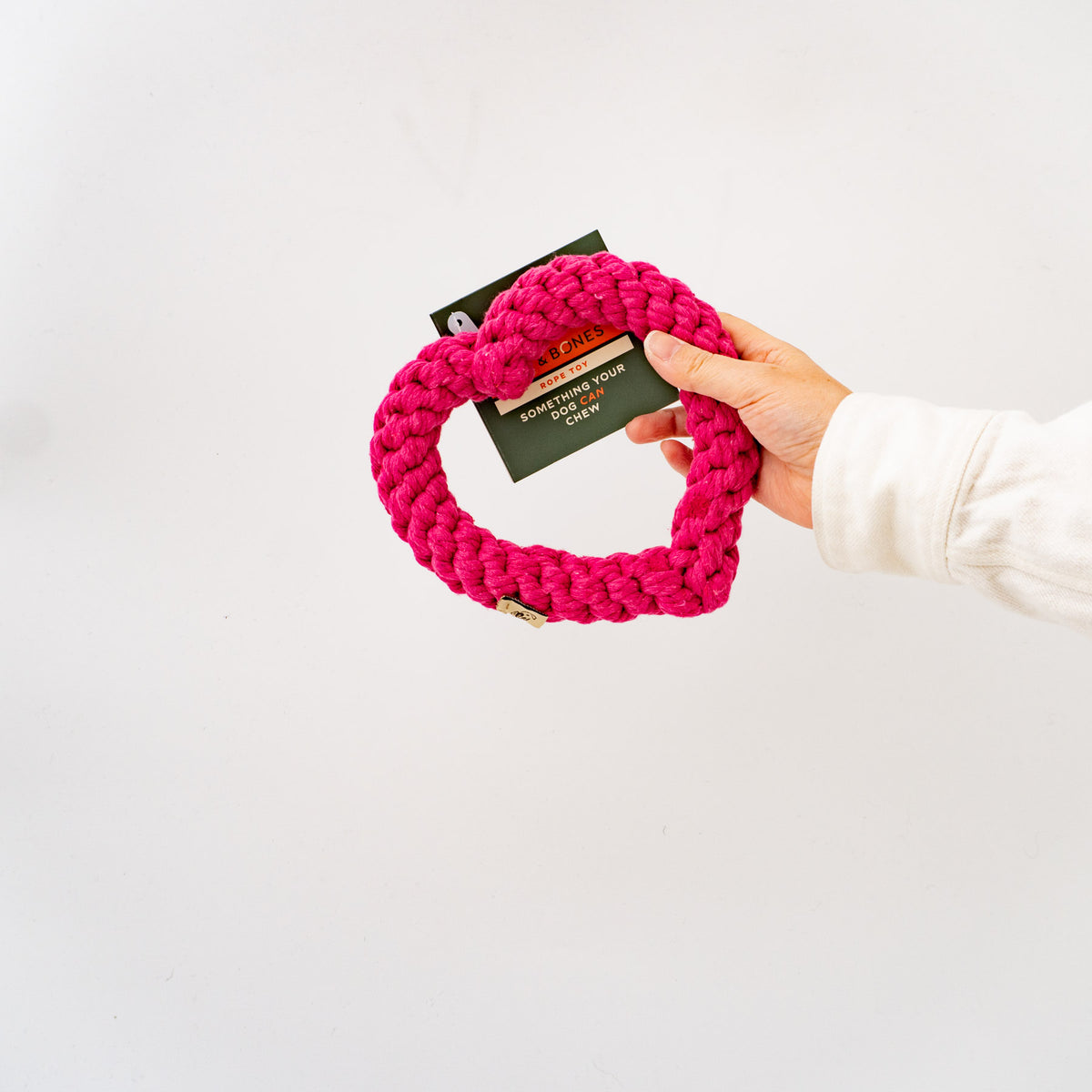 ペット用品 - JAX＆BONES｜Pink Heart 7" Rope Dog Toy