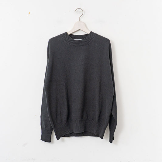 MARGARET HOWELL｜WOMEN　CHUNKY COTTON LINEN 5785163005-suomi（043.black）