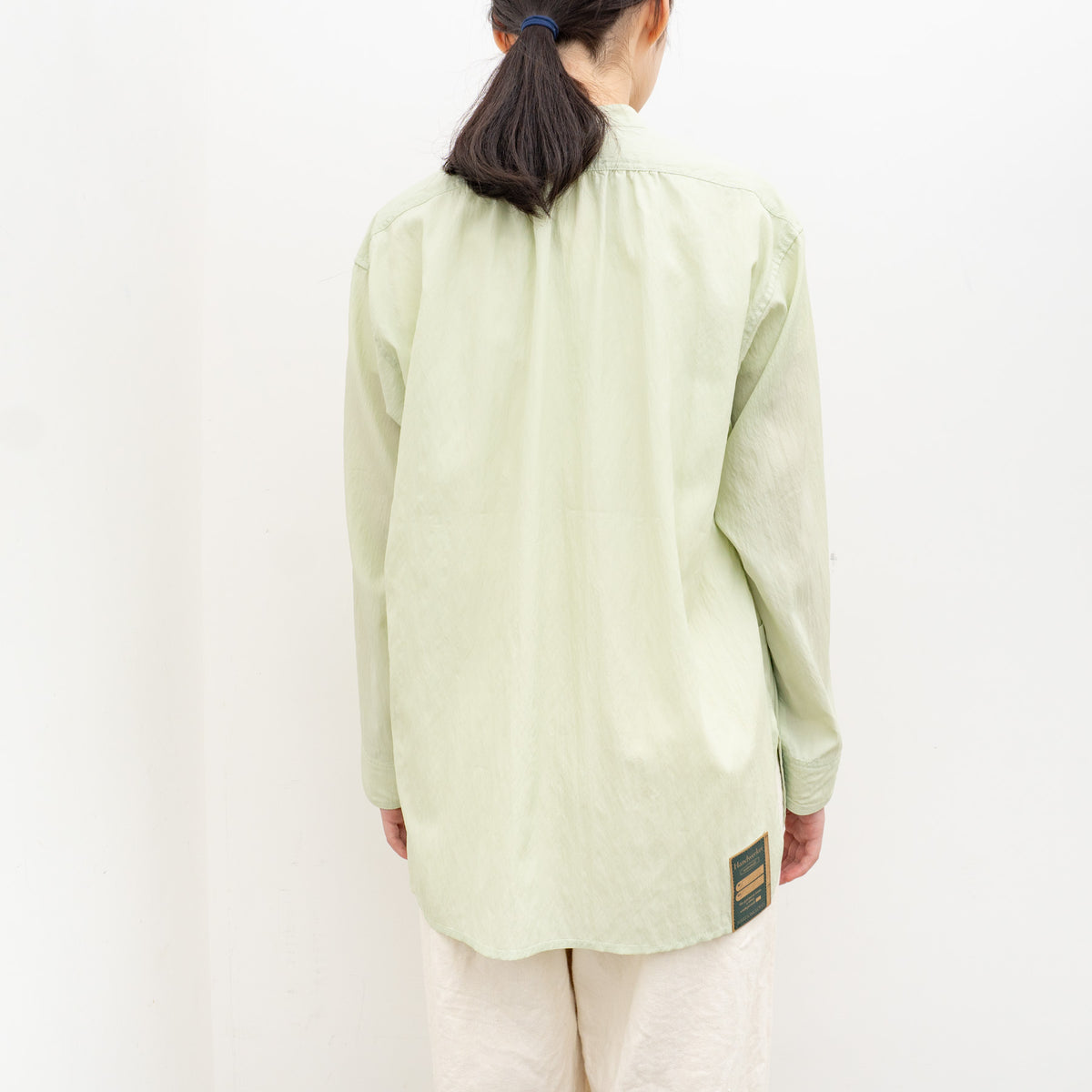 【SALE】ASEEDONCLÖUD｜HW light coat / Typewriter col.Pale green  241610-H