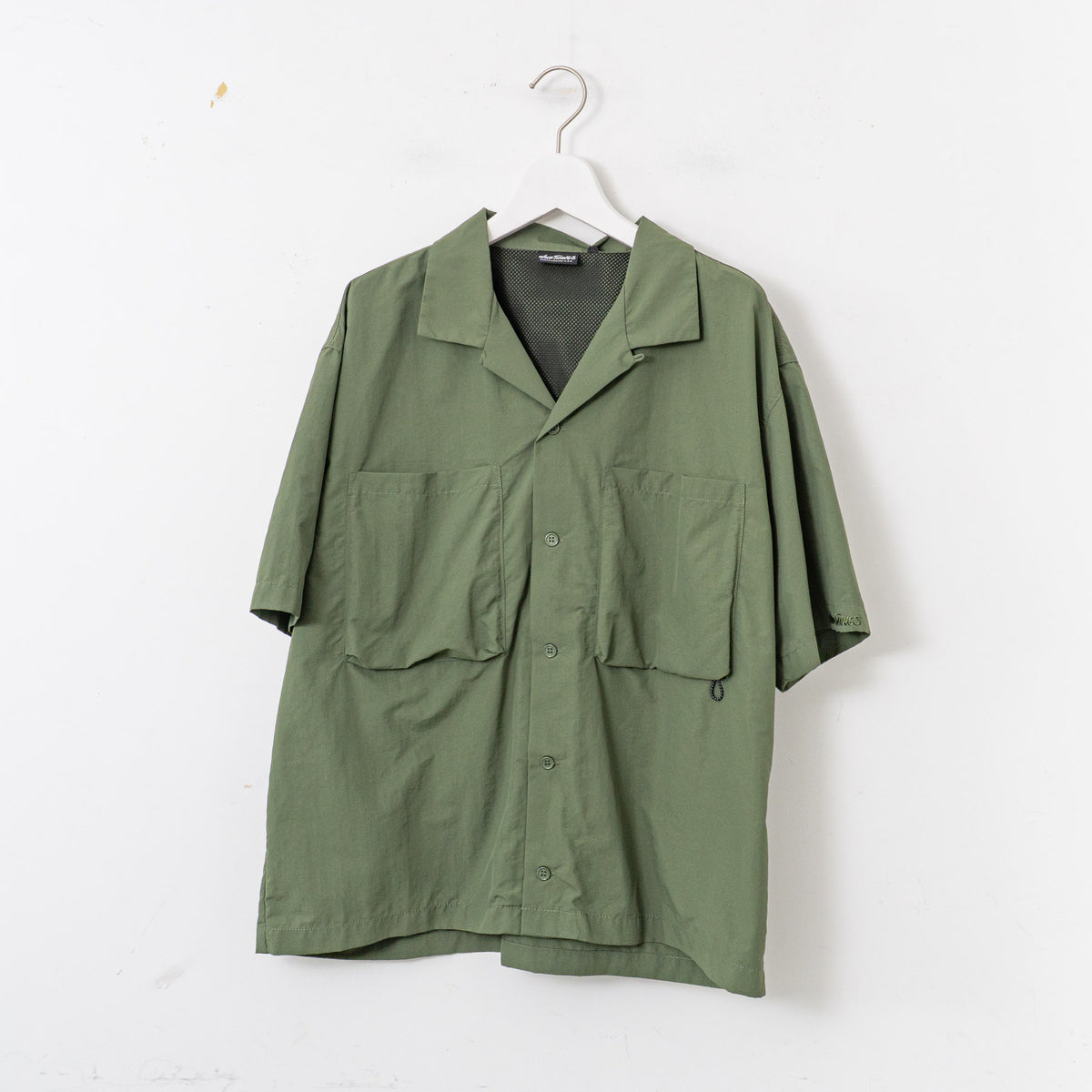 WILD THINGS｜UNISEX　S/S CAMP SHIRT（OLIVE）
