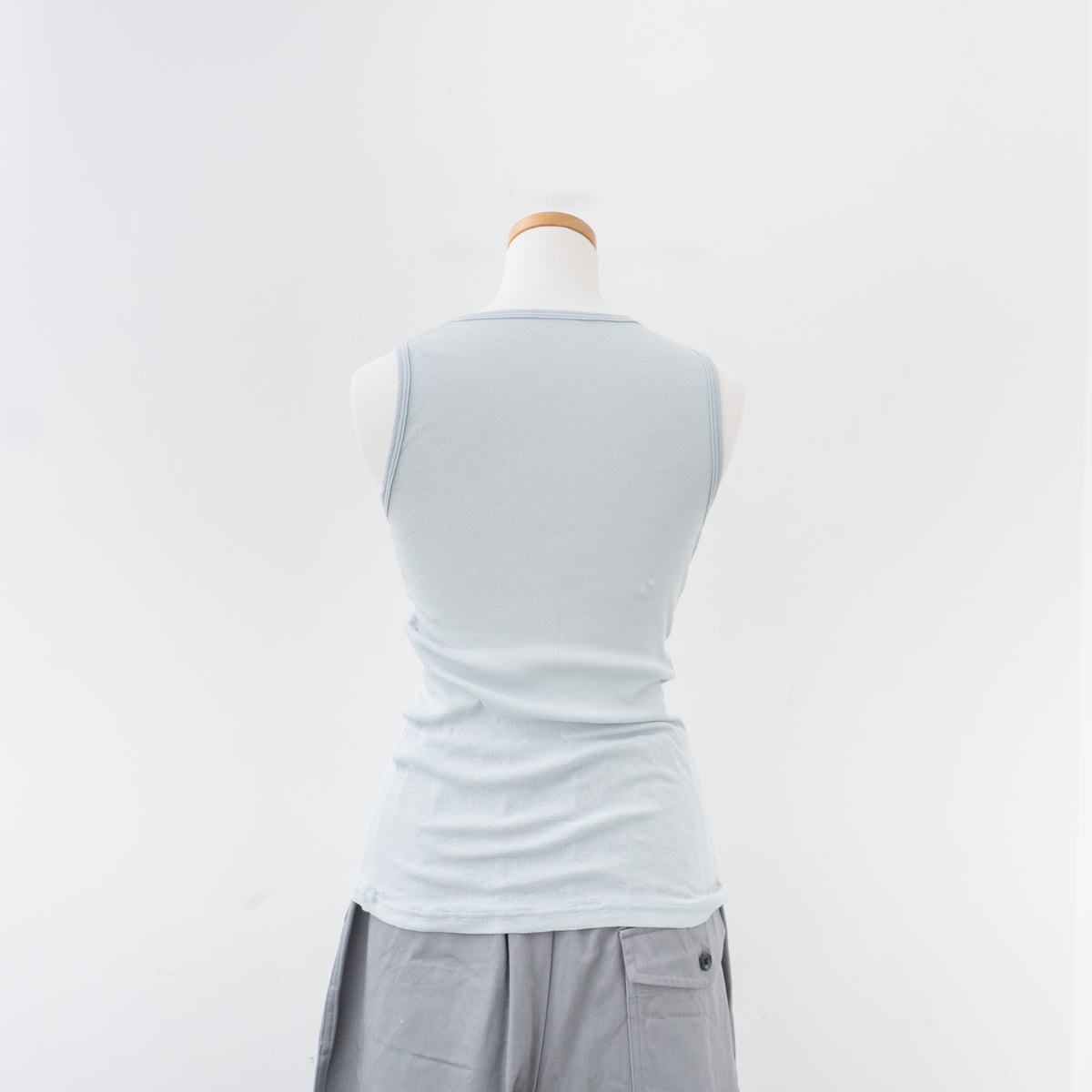ゴーシュ｜80/1強撚フライス タンクトップ G241-T048