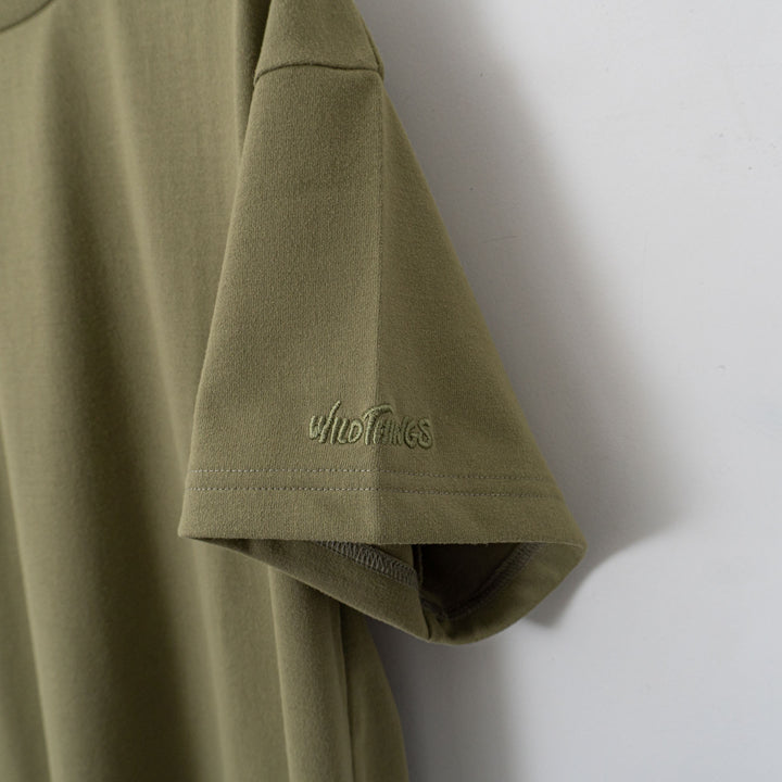 WILD THINGS/UNISEX　TRUE DRY MOCK NECK TEE