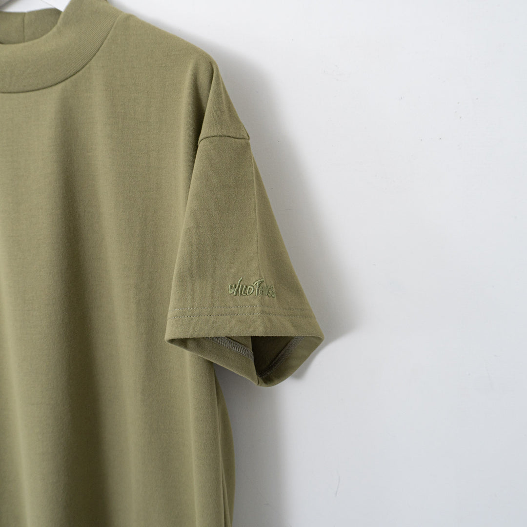 WILD THINGS/UNISEX　TRUE DRY MOCK NECK TEE