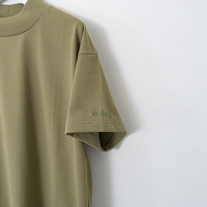 WILD THINGS/UNISEX　TRUE DRY MOCK NECK TEE