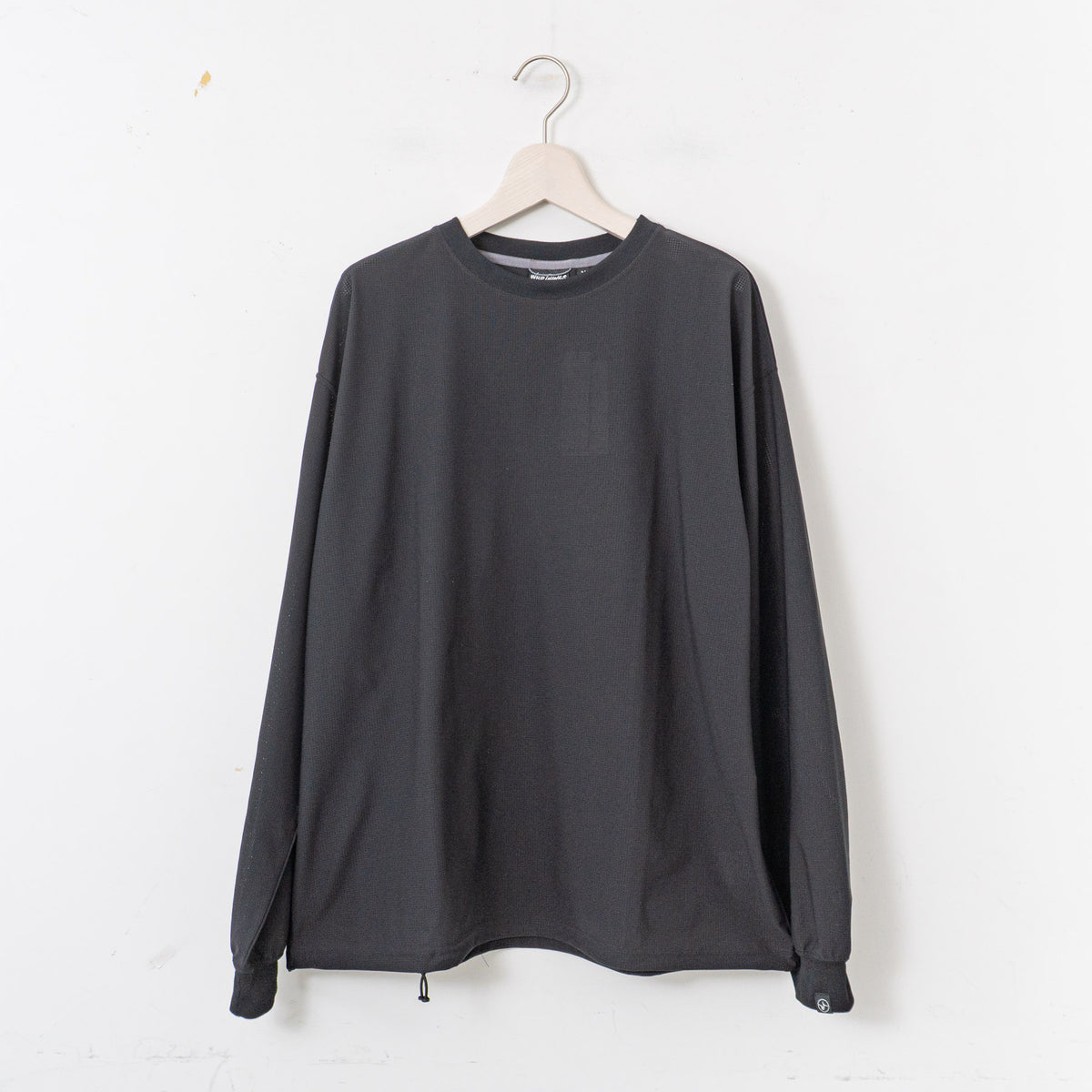 WILD THINGS｜MEN　TECH MESH L/S TEE（BLACK）