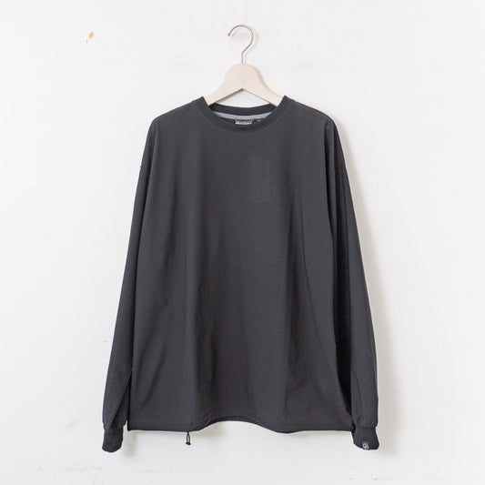 WILD THINGS｜MEN　TECH MESH L/S TEE（BLACK）