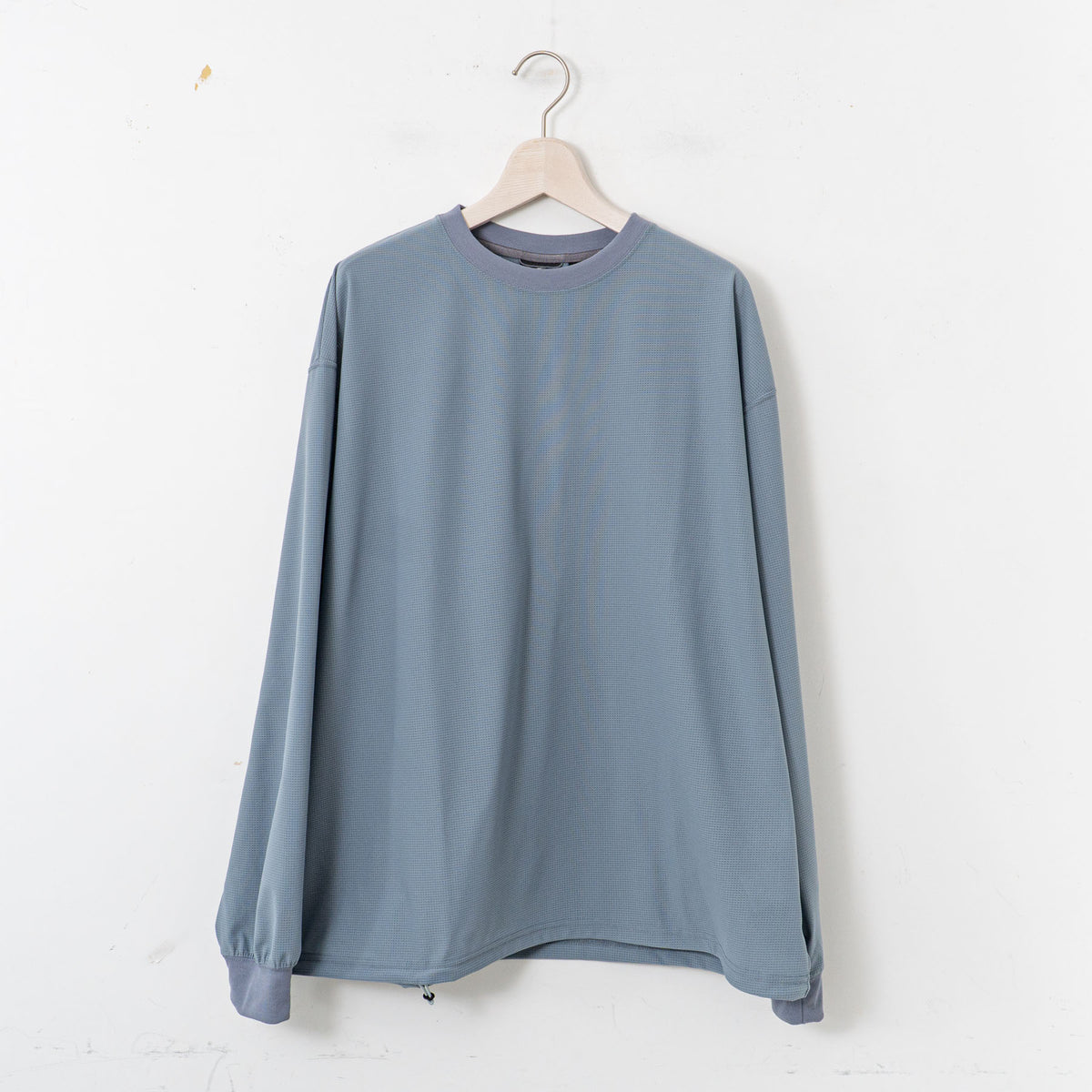 WILD THINGS｜MEN　TECH MESH L/S TEE（L.BLUE）