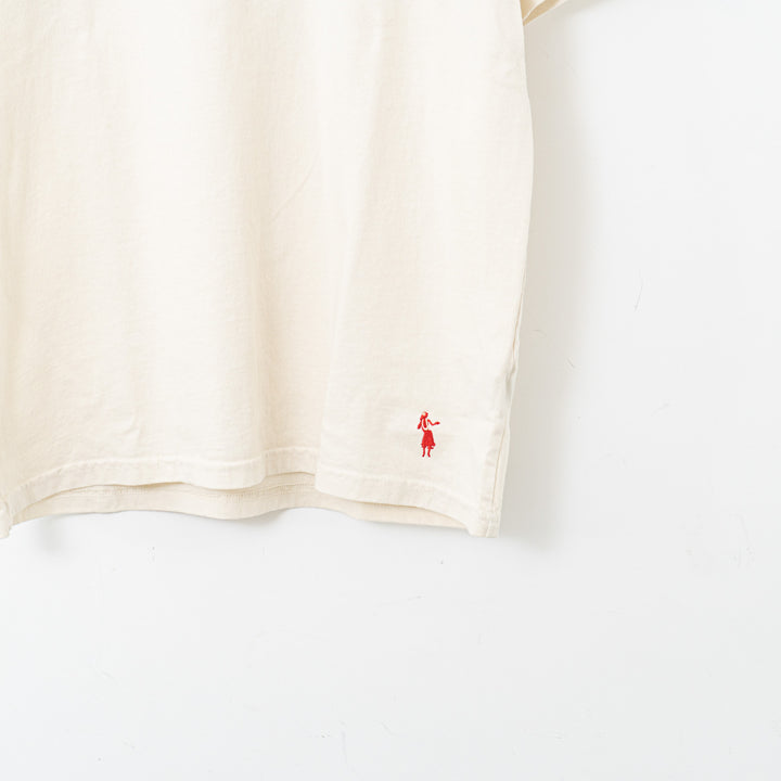 SUNSHINE+CLOUD/UNISEX　grown in the sun Tシャツ COFFEE-MILK