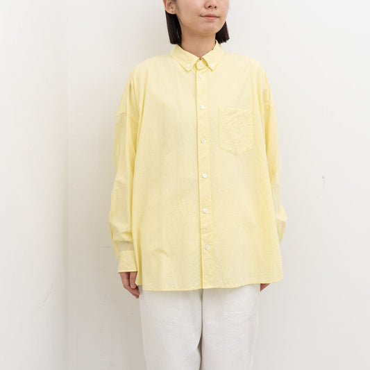 ゴーシュ｜ ライトタイプライター B,D シャツ G264-B035（light yellow）