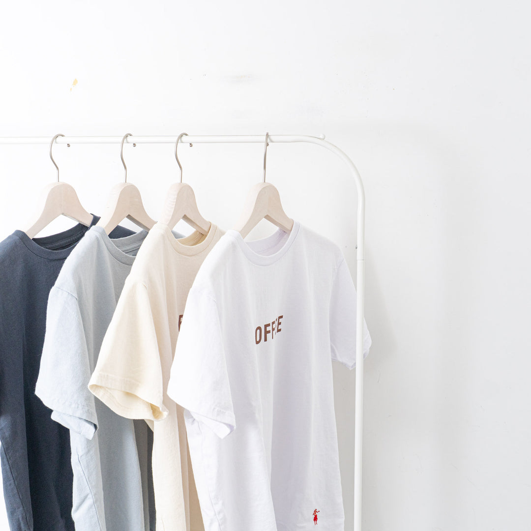 SUNSHINE+CLOUD/UNISEX　grown in the sun Tシャツ COFFEE-MILK