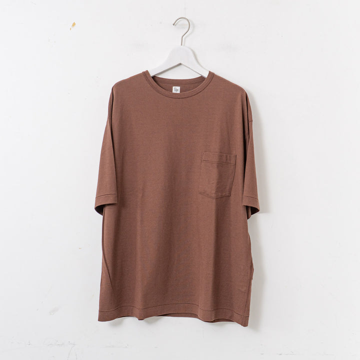 KAPTAIN SUNSHINE/MEN　HARD TWISTED JERSEY POCKET TEE