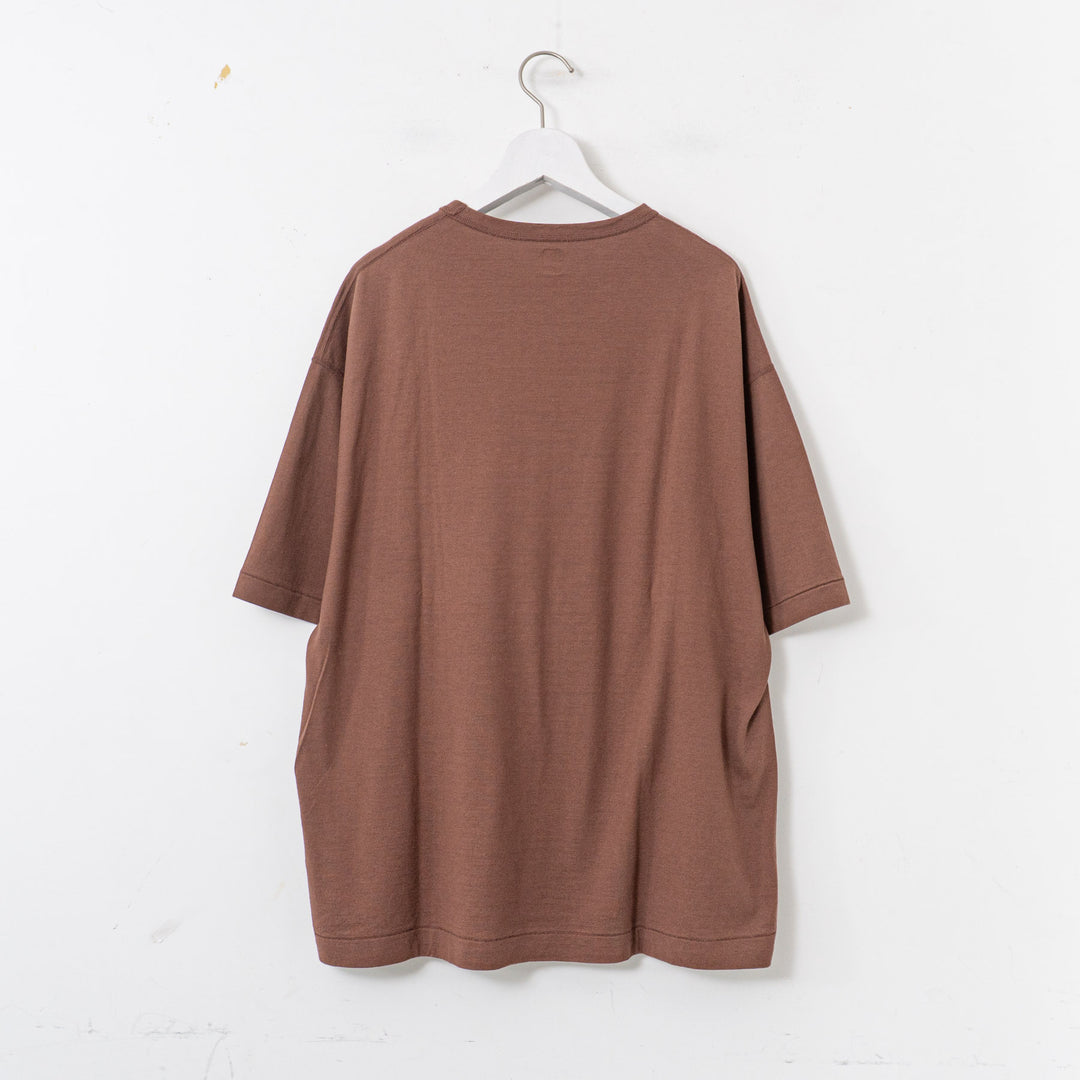 KAPTAIN SUNSHINE/MEN　HARD TWISTED JERSEY POCKET TEE
