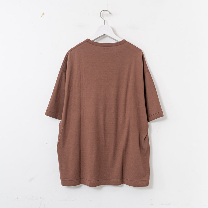 KAPTAIN SUNSHINE/MEN　HARD TWISTED JERSEY POCKET TEE