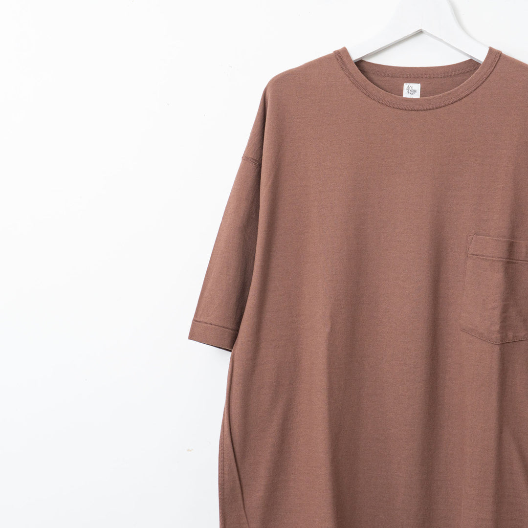 KAPTAIN SUNSHINE/MEN　HARD TWISTED JERSEY POCKET TEE