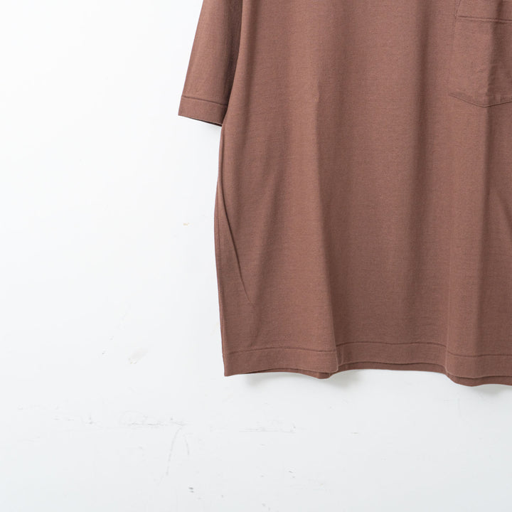 KAPTAIN SUNSHINE/MEN　HARD TWISTED JERSEY POCKET TEE