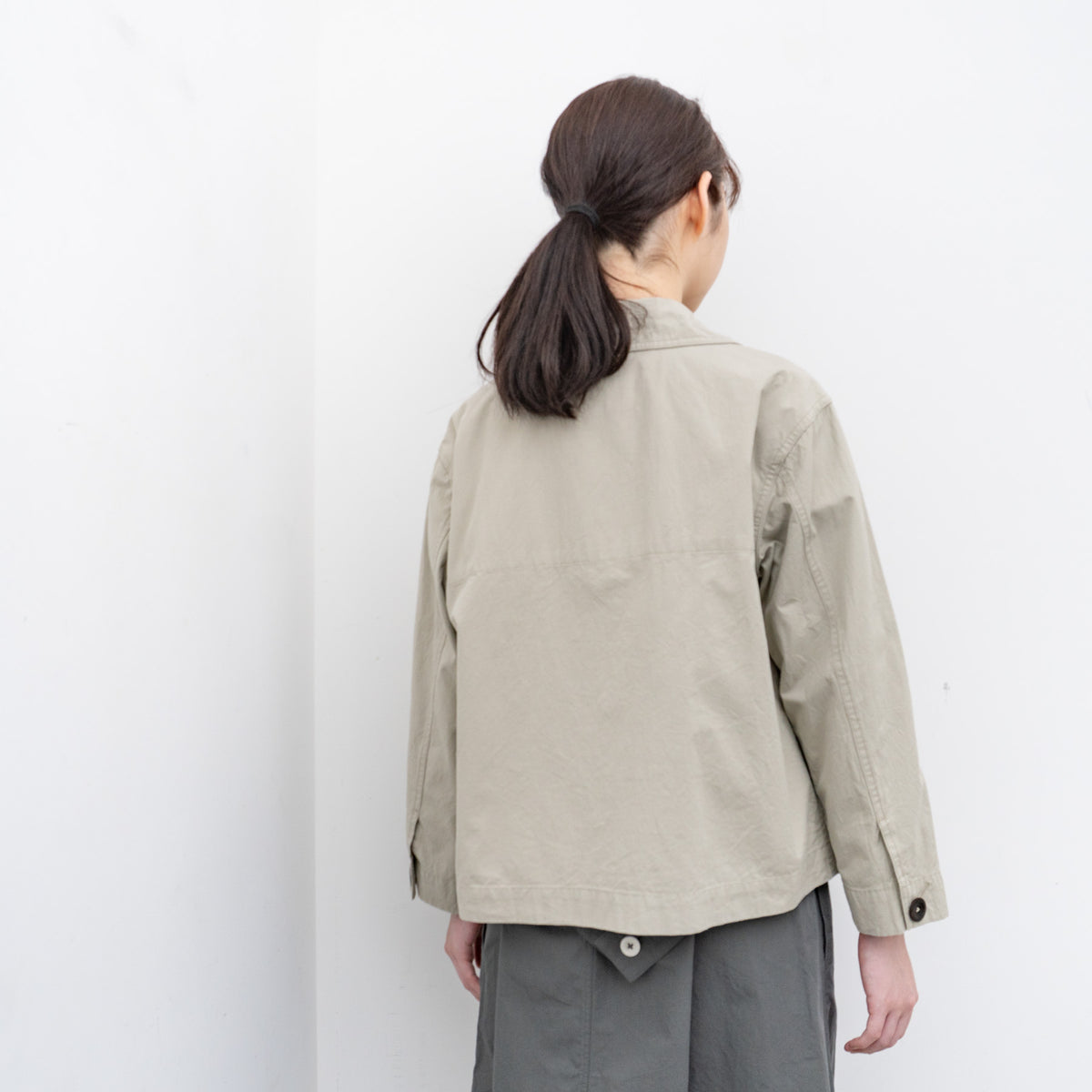 MHL.｜WOMEN　VINTAGE COTTON PLAINWEAVE