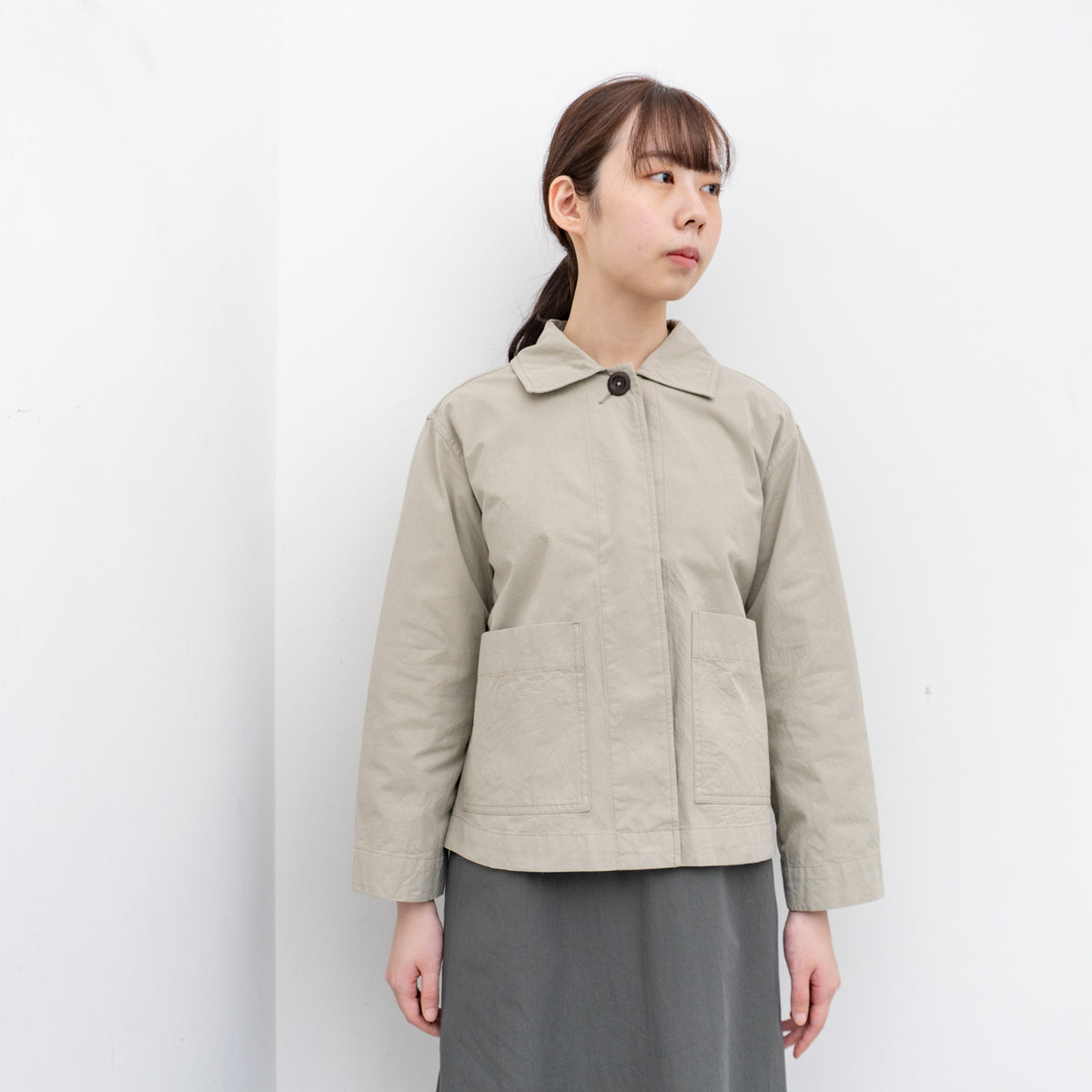 MHL.｜WOMEN　VINTAGE COTTON PLAINWEAVE