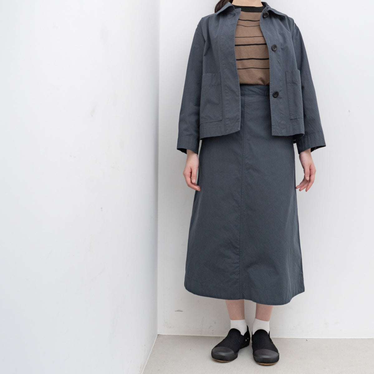 MHL.｜WOMEN　VINTAGE COTTON PLAINWEAVE