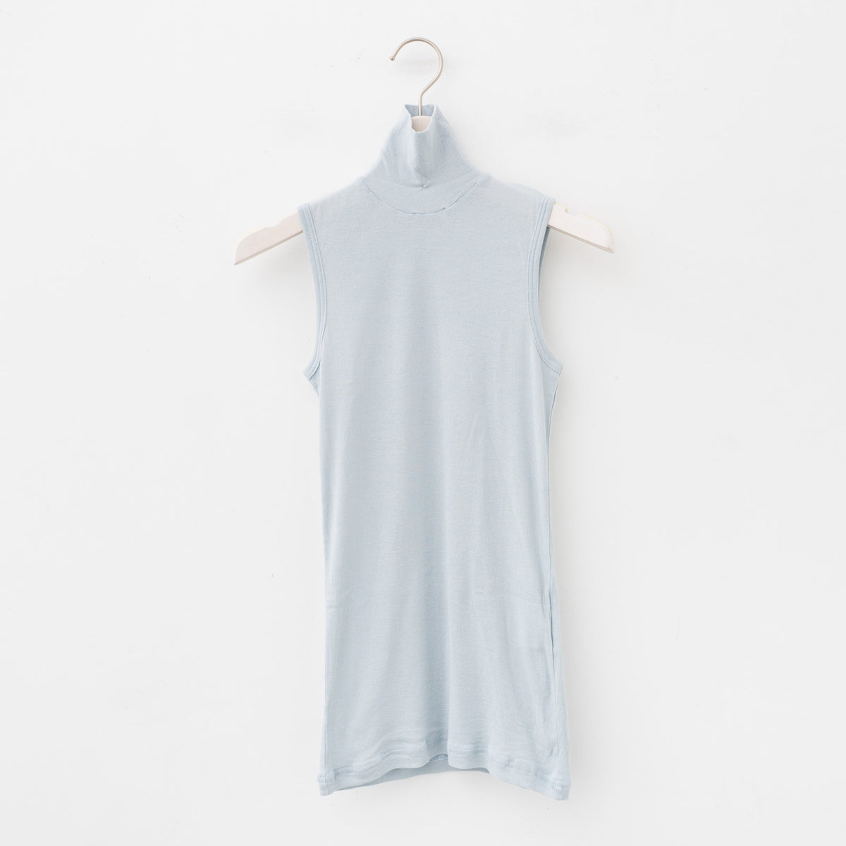 ゴーシュ｜80/1強撚フライス タートルネック G241-T049（GRAY BLUE）