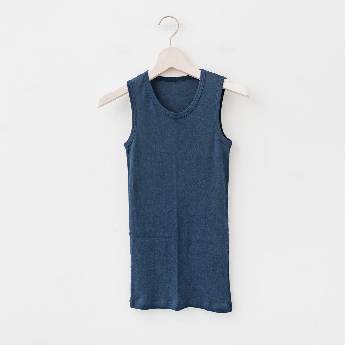 ゴーシュ｜80/1強撚フライス タンクトップ G241-T048（BLUE）
