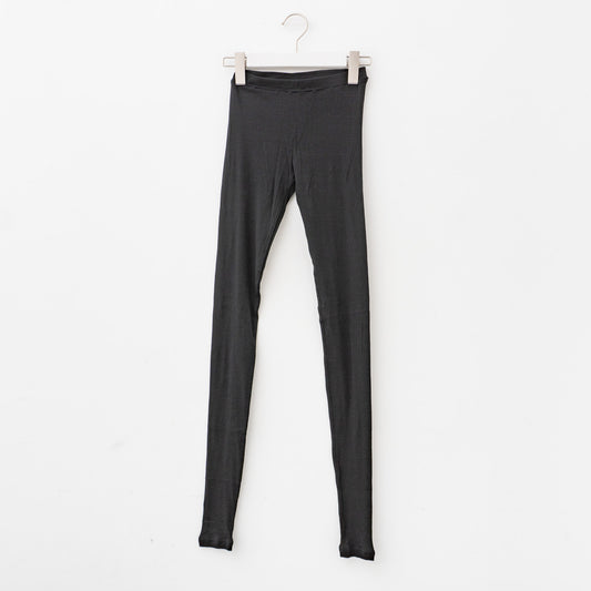 ゴーシュ｜80/1 強撚フライス レギンス G241-T052（BLACK）