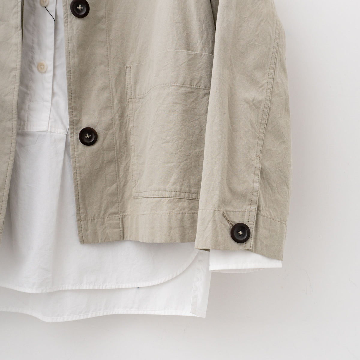 MHL.｜WOMEN　VINTAGE COTTON PLAINWEAVE