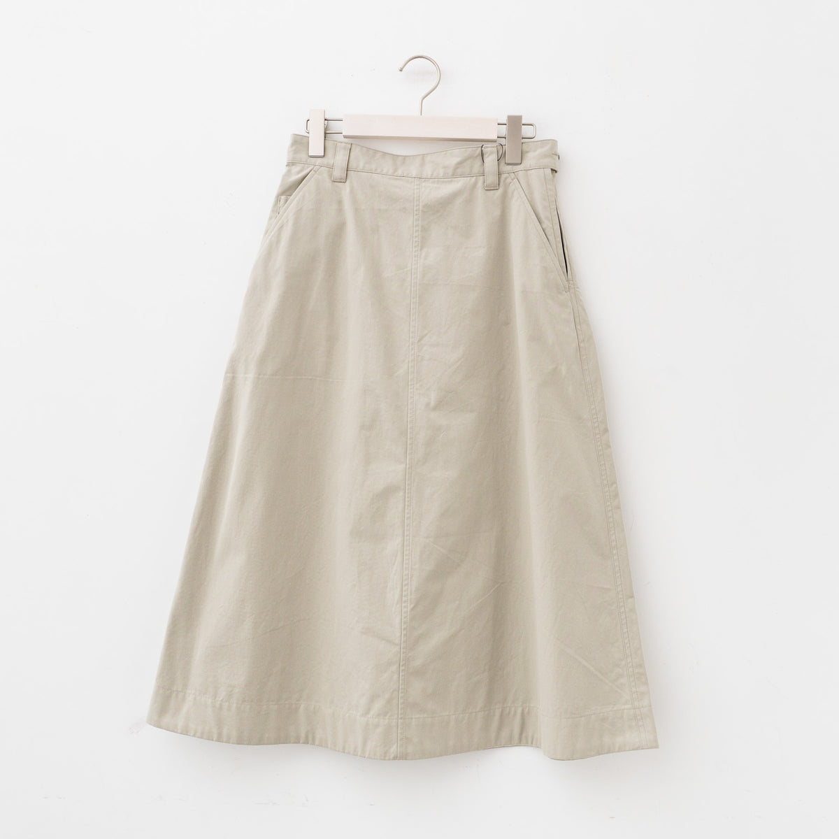 MHL.｜WOMEN　VINTAGE COTTON PLAINWEAVE（LIGHT BEIGE）