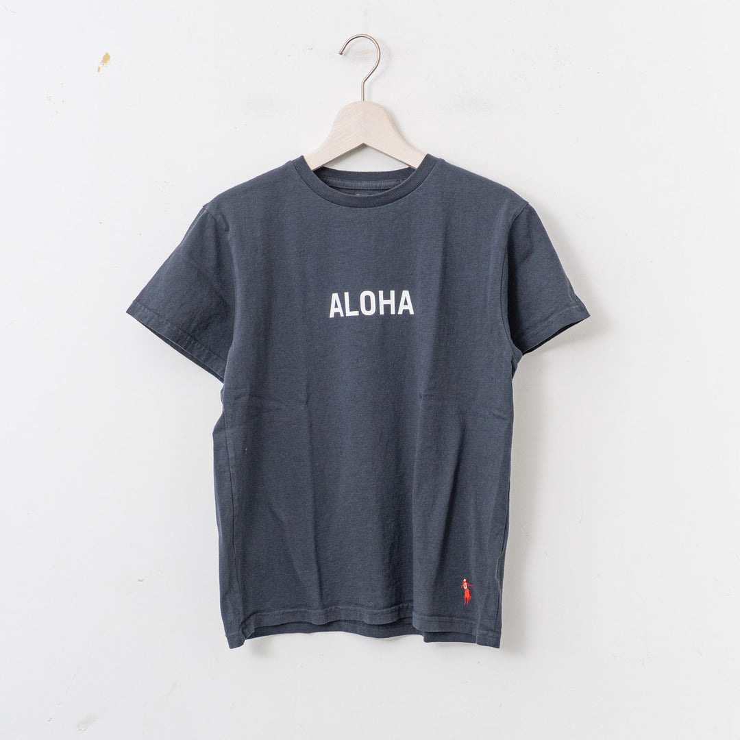 SUNSHINE+CLOUD/UNISEX　grown in the sun Tシャツ ALOHA-MAHALO　col.dust