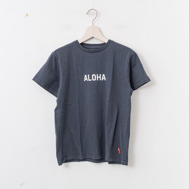 SUNSHINE+CLOUD/UNISEX　grown in the sun Tシャツ ALOHA-MAHALO　col.dust