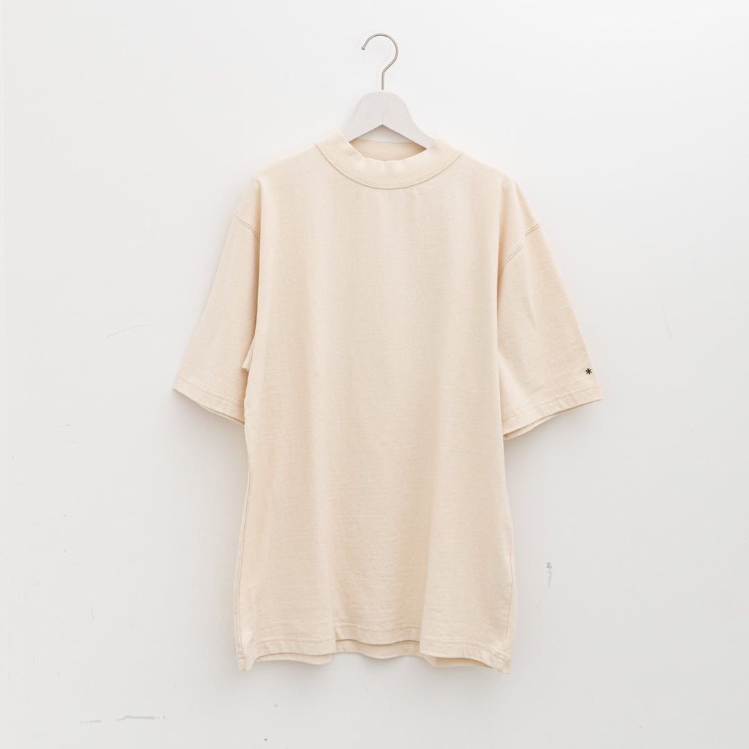 snow peak/　Recycled Cotton Heavy Mockneck Tshirt
