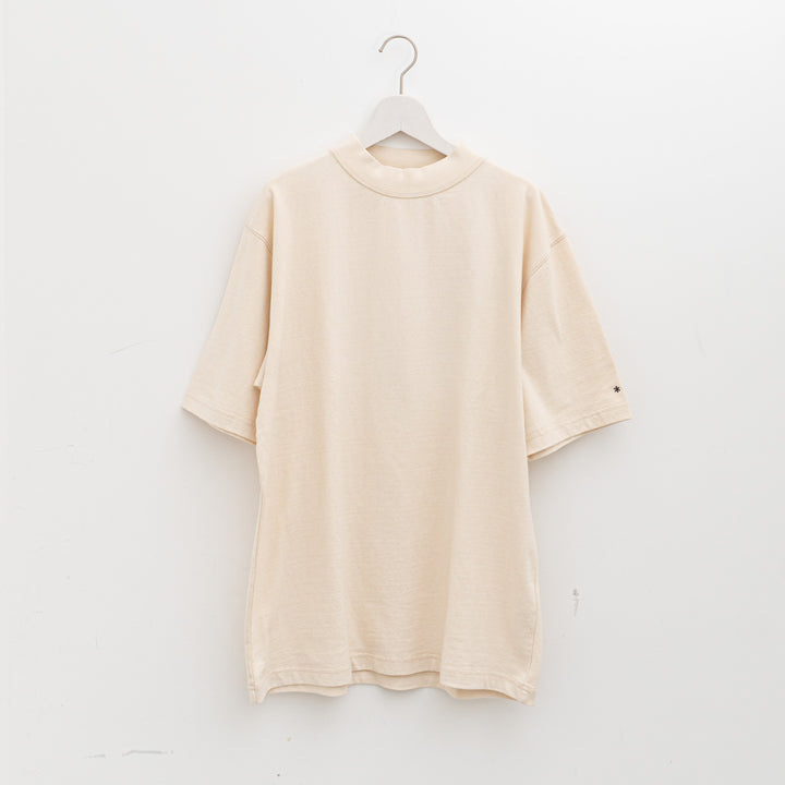 snow peak/　Recycled Cotton Heavy Mockneck Tshirt