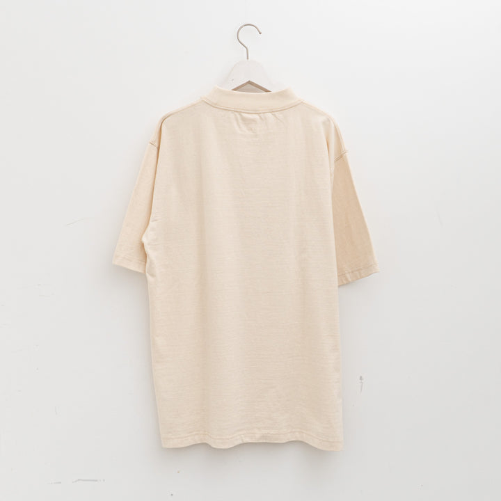 snow peak/　Recycled Cotton Heavy Mockneck Tshirt