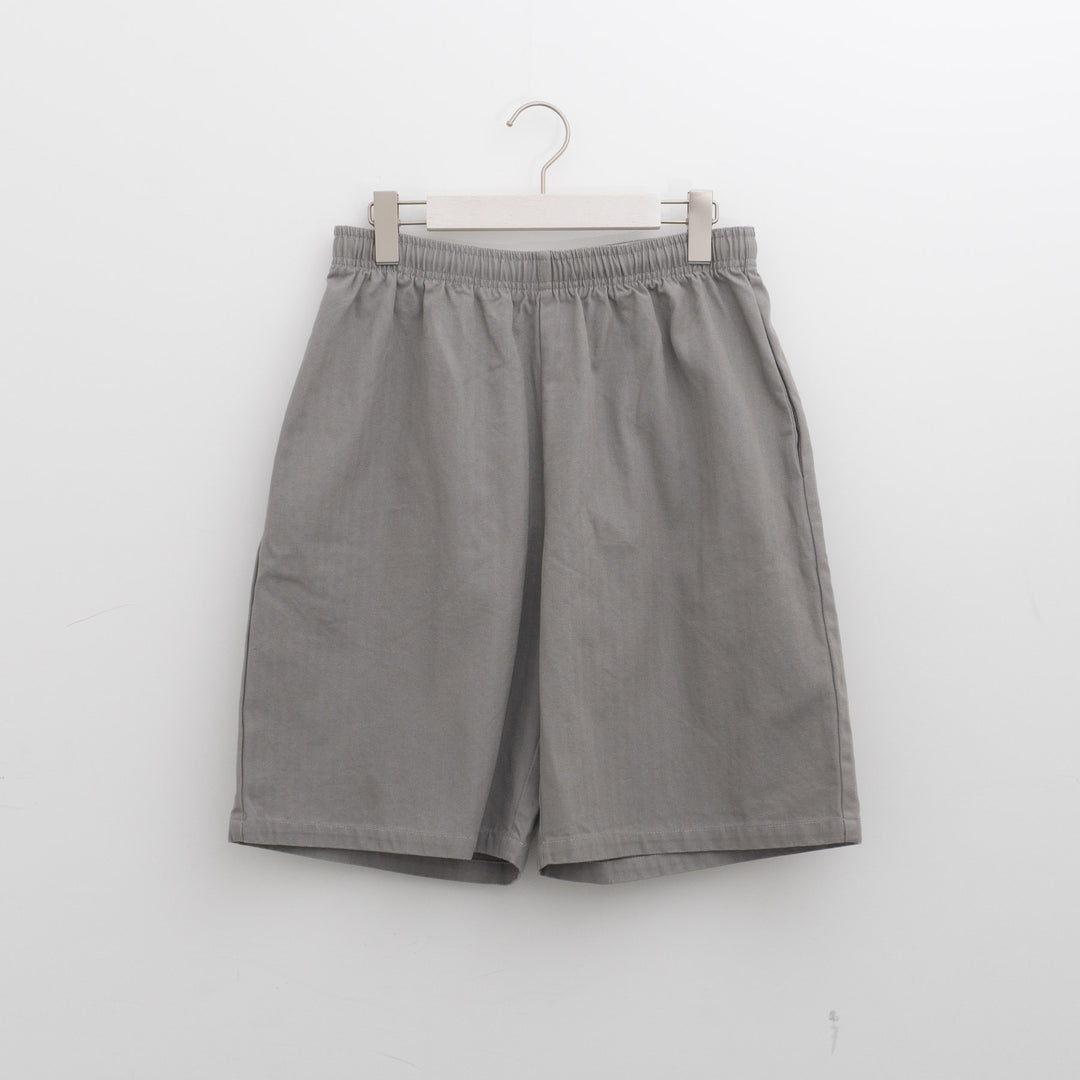 VOIRY/　D.P BASIC SHORTS col.LIGHT GREY