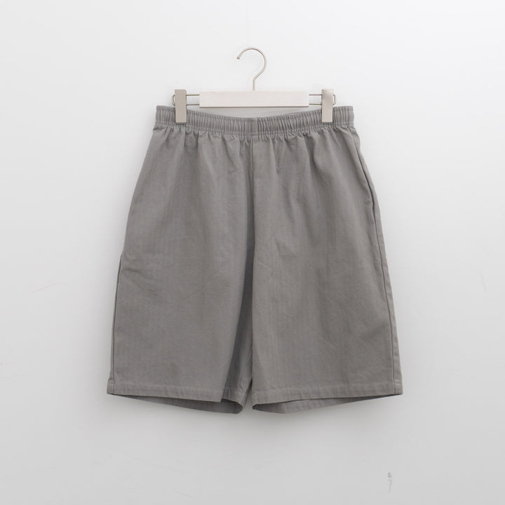 VOIRY/　D.P BASIC SHORTS col.LIGHT GREY