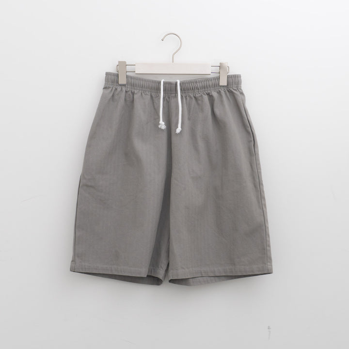 VOIRY/　D.P BASIC SHORTS col.LIGHT GREY