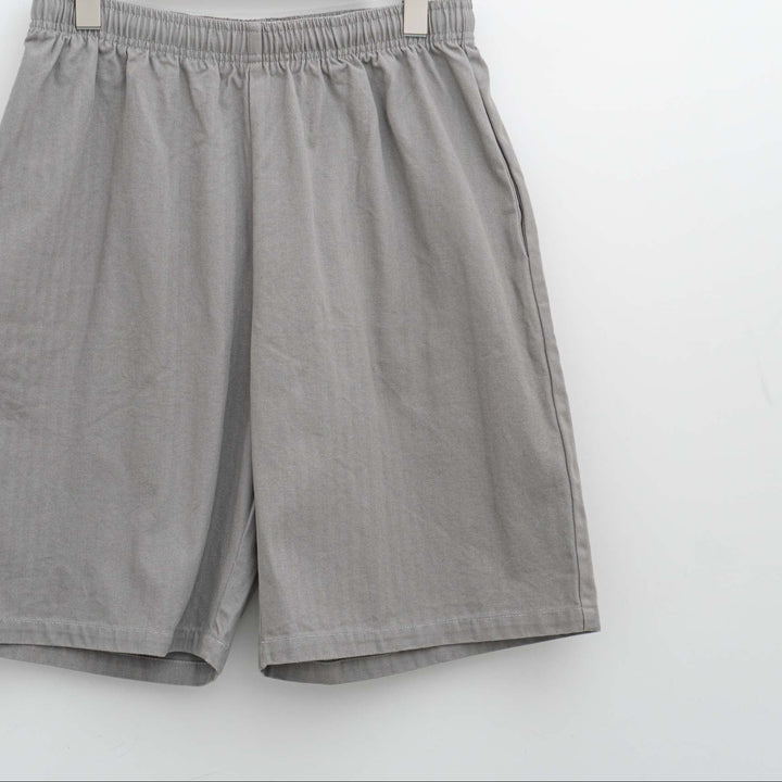 VOIRY/　D.P BASIC SHORTS col.LIGHT GREY