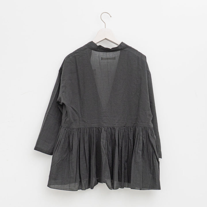 evam eva/　cotton gathered cardigan E253T020