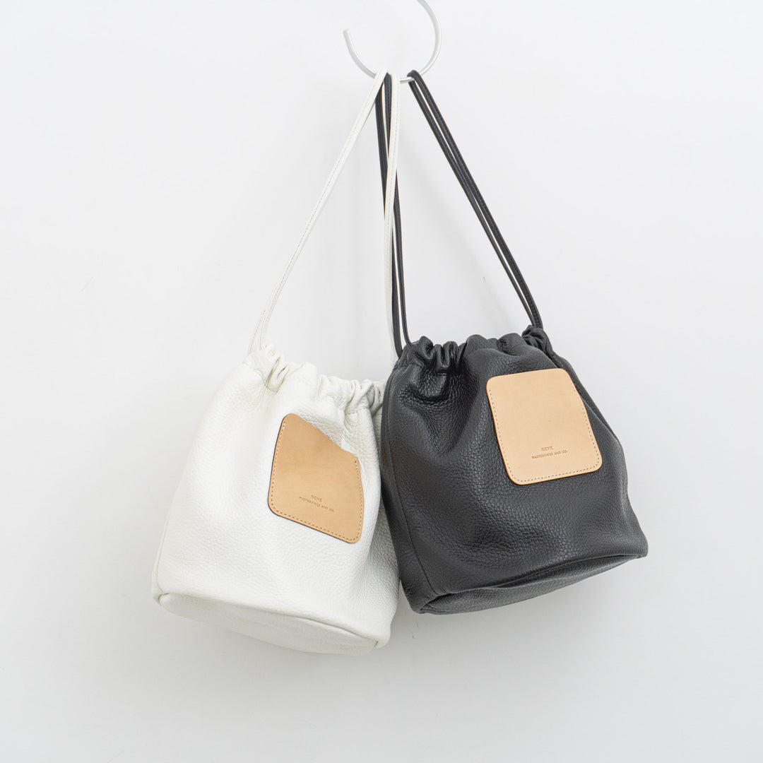 SCYE BASICS/UNISEX　SOFT LEATHER DRAWSTRING BAG 3325-13366