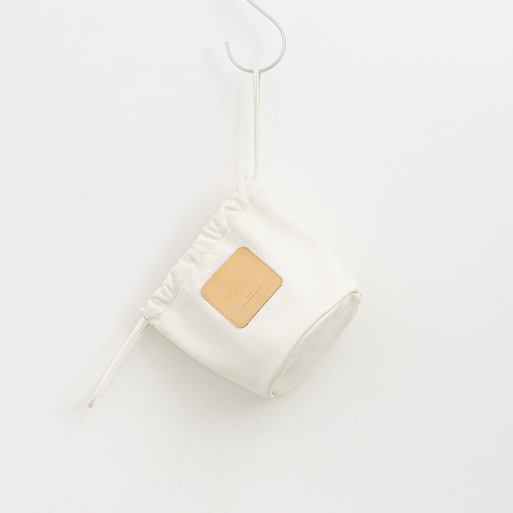 SCYE BASICS/UNISEX　SOFT LEATHER DRAWSTRING BAG 3325-13366